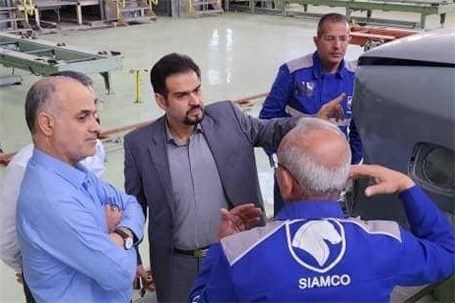 بازدید مدیرعامل گروه صنعتی ایران خودرو از «سیامکو»