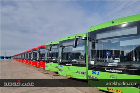 تحویل 25 دستگاه اتوبوس جدید به شهرداری تهران