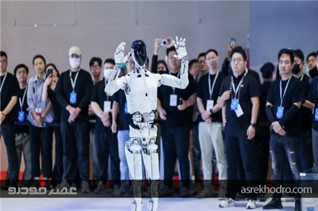 رونمایی از ربات انسان نمای Xpeng در نمایشگاه شانگهای