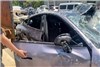 مقاومت فوق‌العاده بدنه سدان شیائومی بعد از تصادف با کامیون
