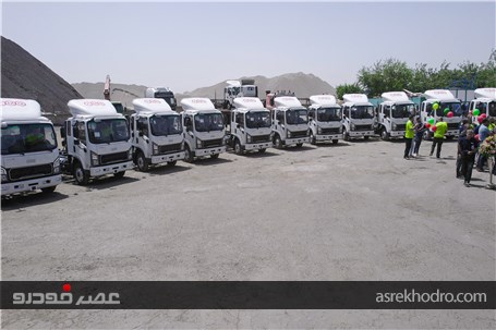 ناوگان حمل و نقل واتا مجهز به کامیونت‌های آترا6 AMG شدAMG تحویل آب معدنی واتا شد