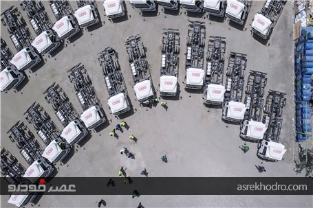 ناوگان حمل و نقل واتا مجهز به کامیونت‌های آترا6 AMG شدAMG تحویل آب معدنی واتا شد