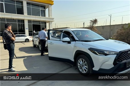 دور نهایی تحویل تویوتا کرولا کراس های شرکت برساوش