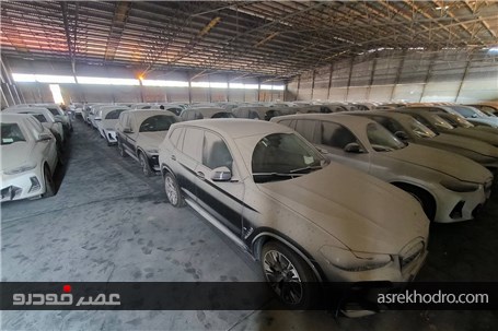 خودروهای ب‌ام‌و پرشیا خودرو در آستانه تحویل به مشتریان