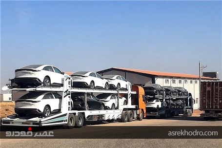 محموله مزدا EZ-6 EREV آفتاب خودرو به ایران رسید