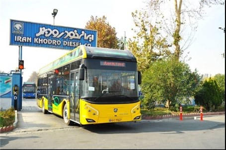 تحویل نخستین سری از اتوبوس‌های برقی ایران‌خودرو دیزل به اتوبوس‌رانی اصفهان