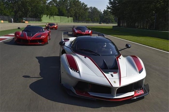 غرش مخوف فراری FXX K در پیست