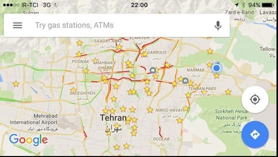 گوگل بدون استفاده از اطلاعات شهری، اطلاعات ترافیک شهرهای ایران را از کجا می‌گیرد؟!