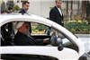 Iran President Test Drives Domestic Electric Car