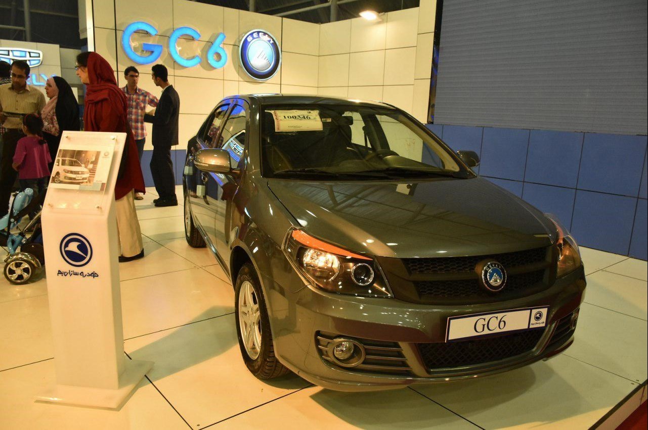 حضور ویژه جیلی GC6 در نمایشگاه خودرو شیراز