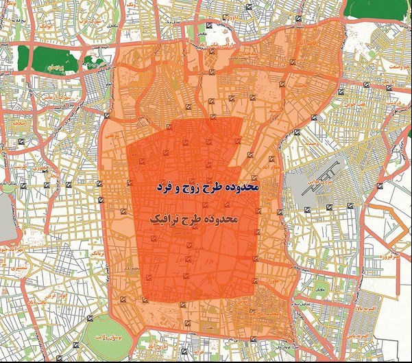 تصویر پلیس از طرح ترافیک جدید