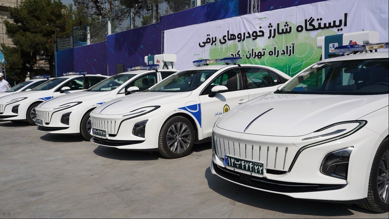 خودروهای برقی EQM5 به ناوگان پلیس راهور پیوست